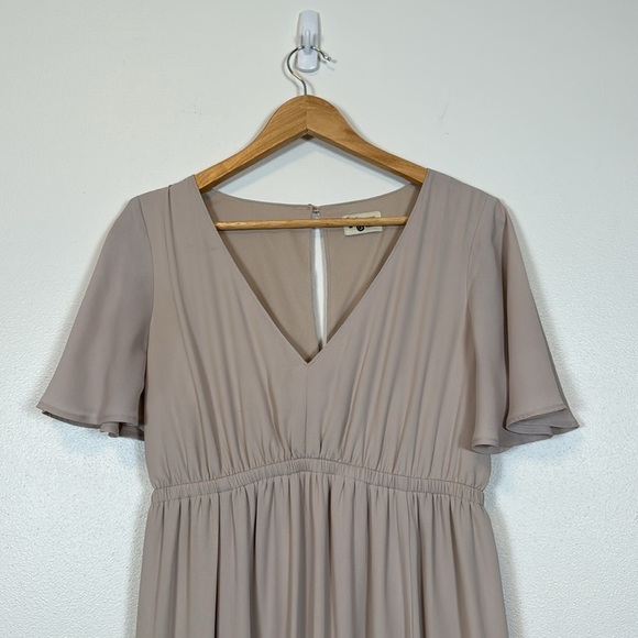 Show Me Your Mumu Michelle Flutter Sleeve Maxi Dress Womens Med Flowy Feminine - Picture 3 of 10